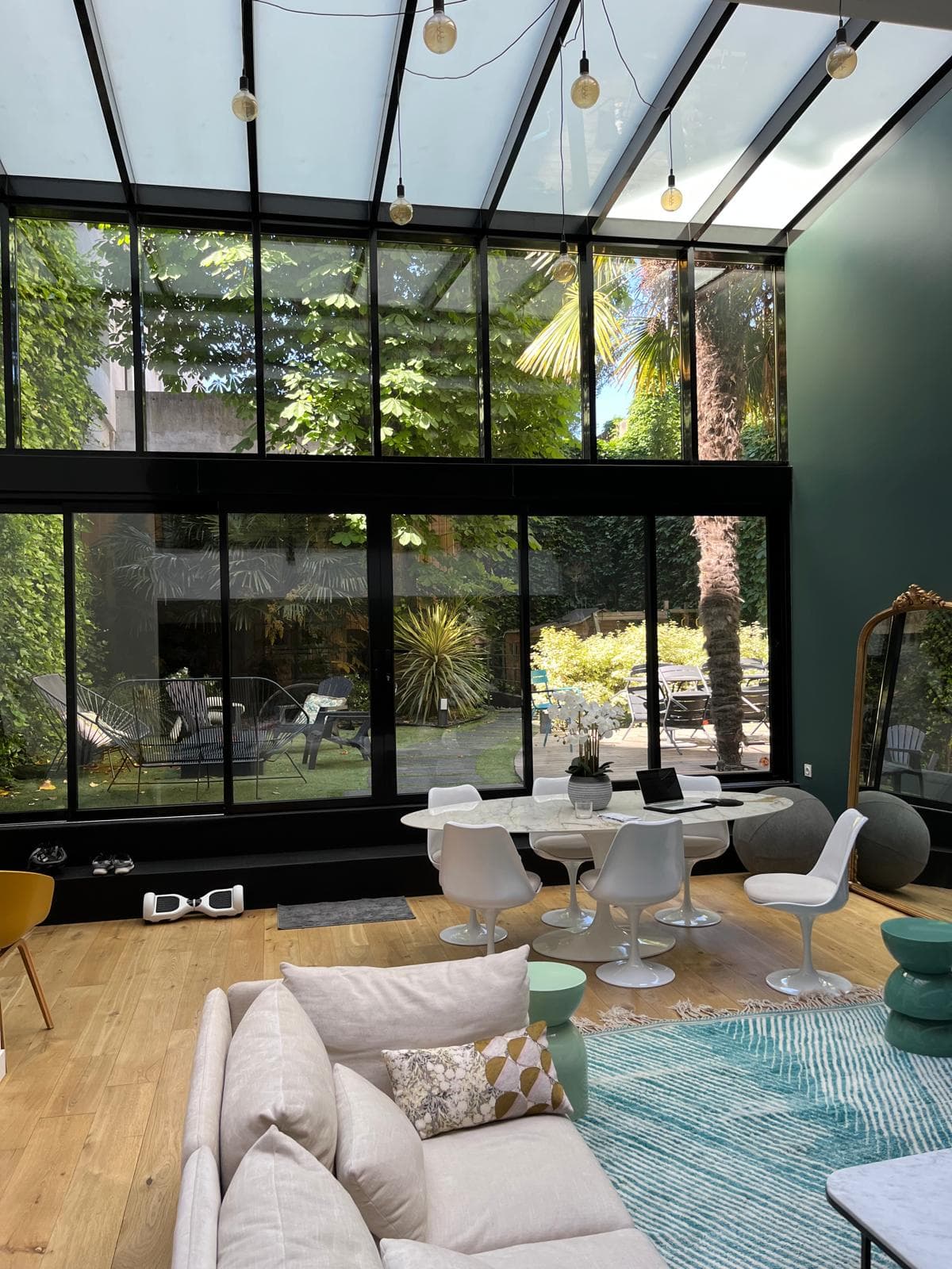 Rénovation maison Asnières-sur-Seine - Extension véranda vitrée