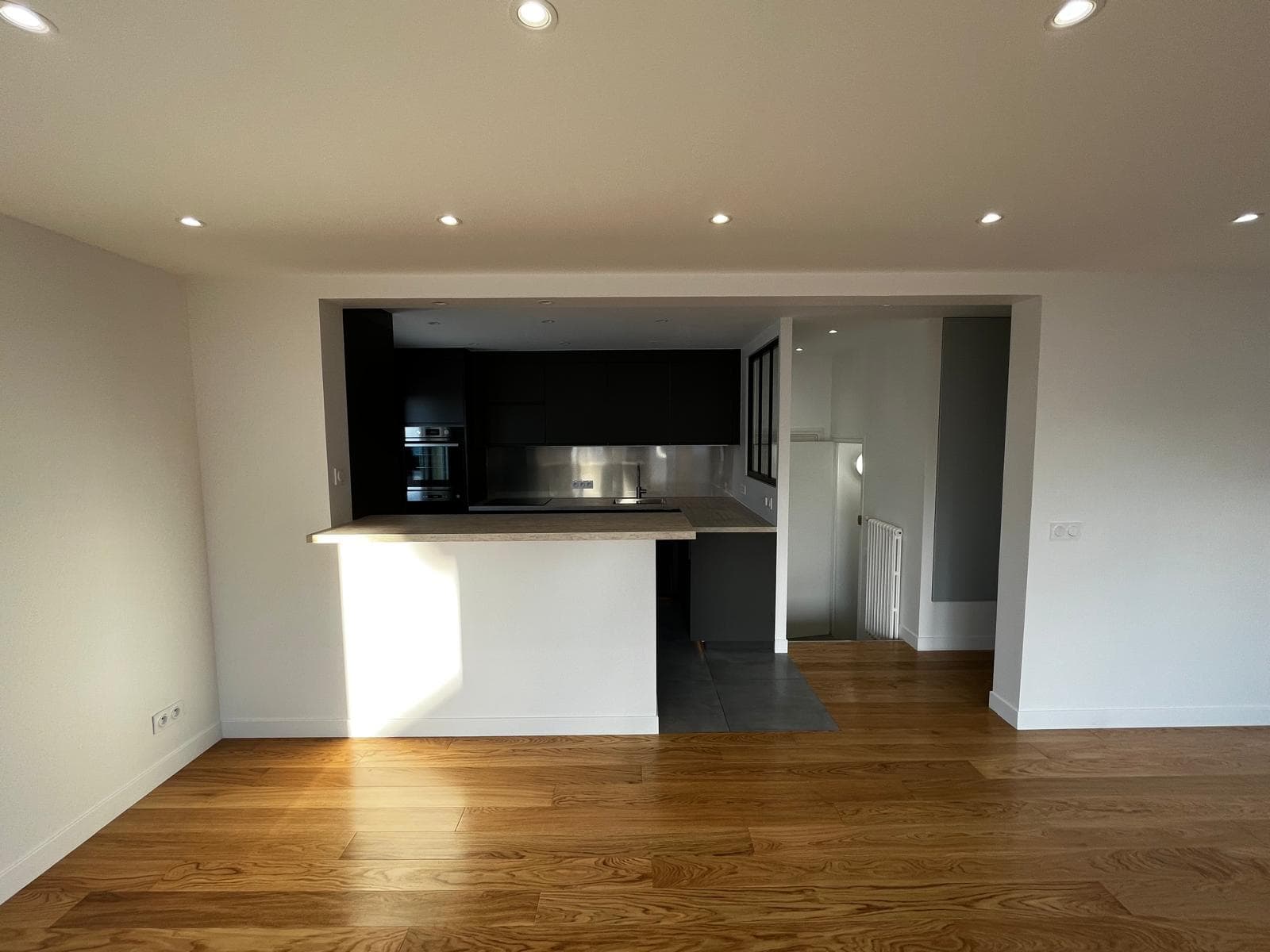 Cuisine sur mesure maison - Ouverture mur porteur