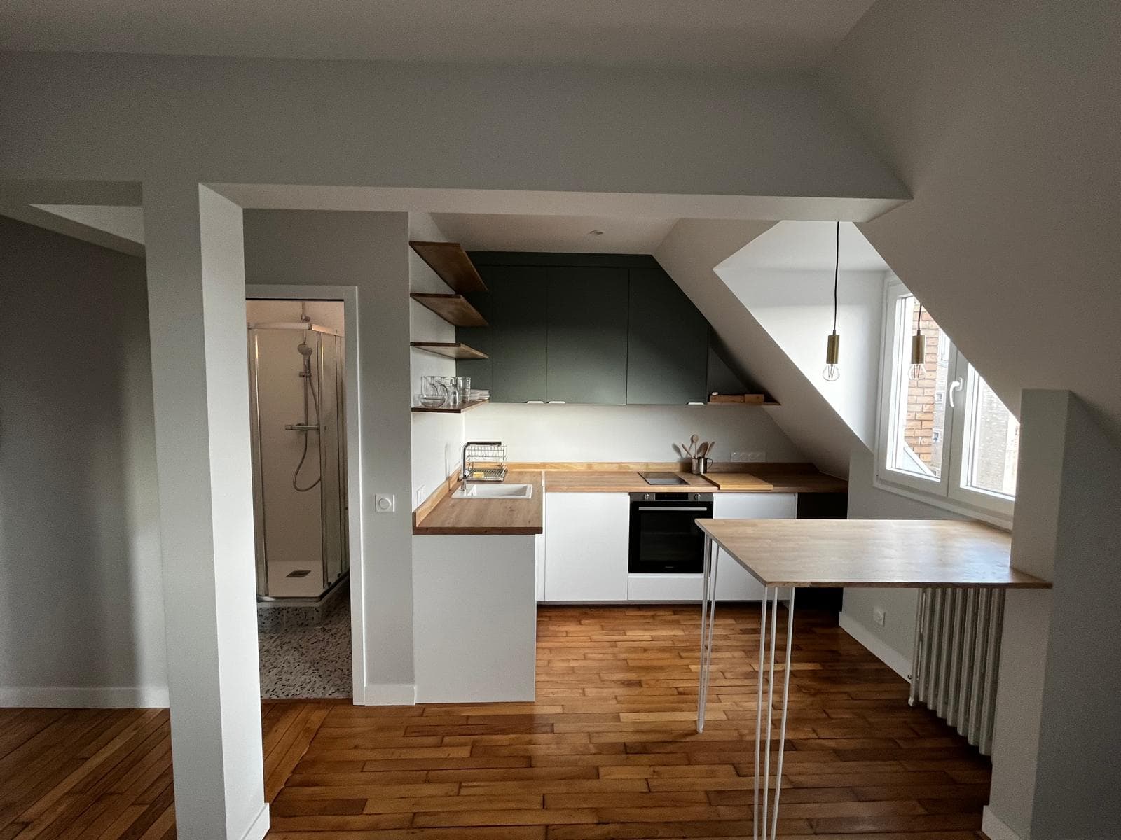 Rénovation studio Paris - Vue principale