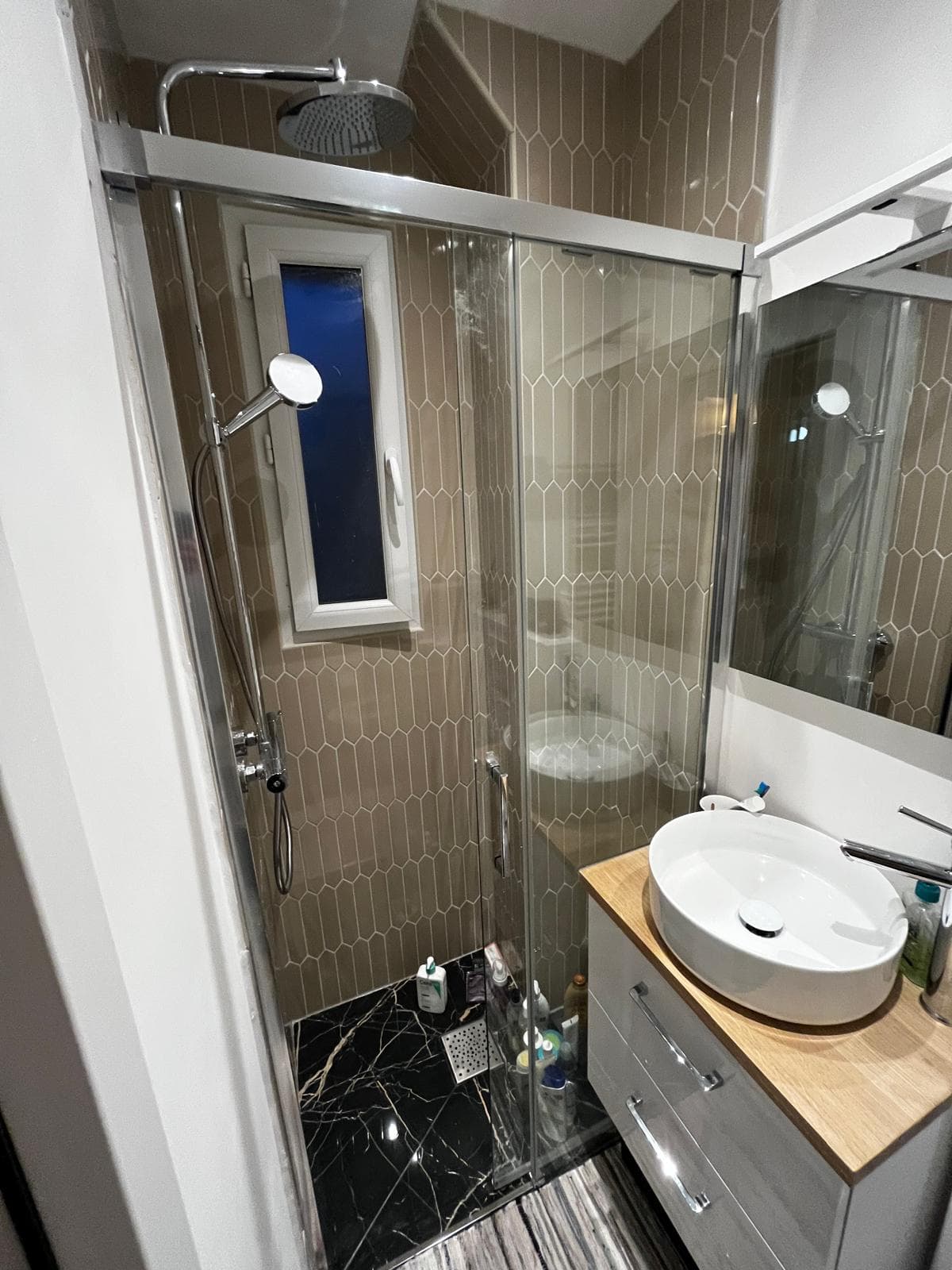 Salle de bain studio - Paris 17
