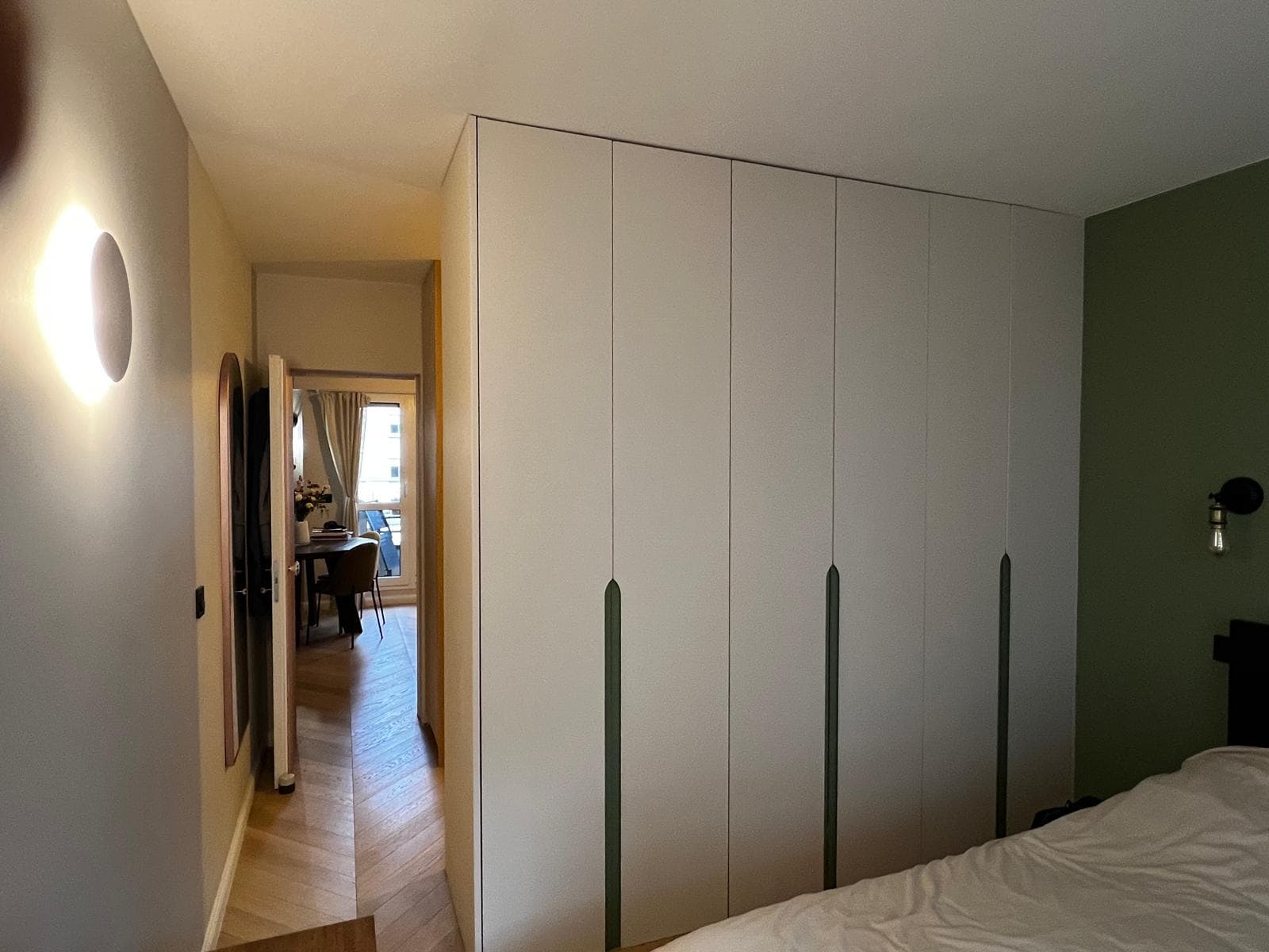 Chambre avec placard sur mesure