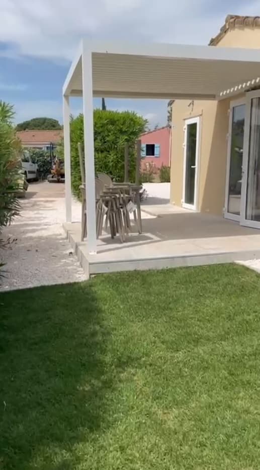 Aménagement terrasse extérieure Saint-Tropez